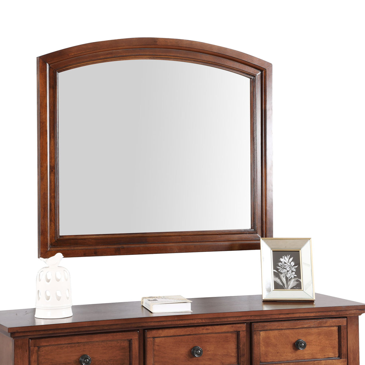 Charming Traditional Mirror - Cherry