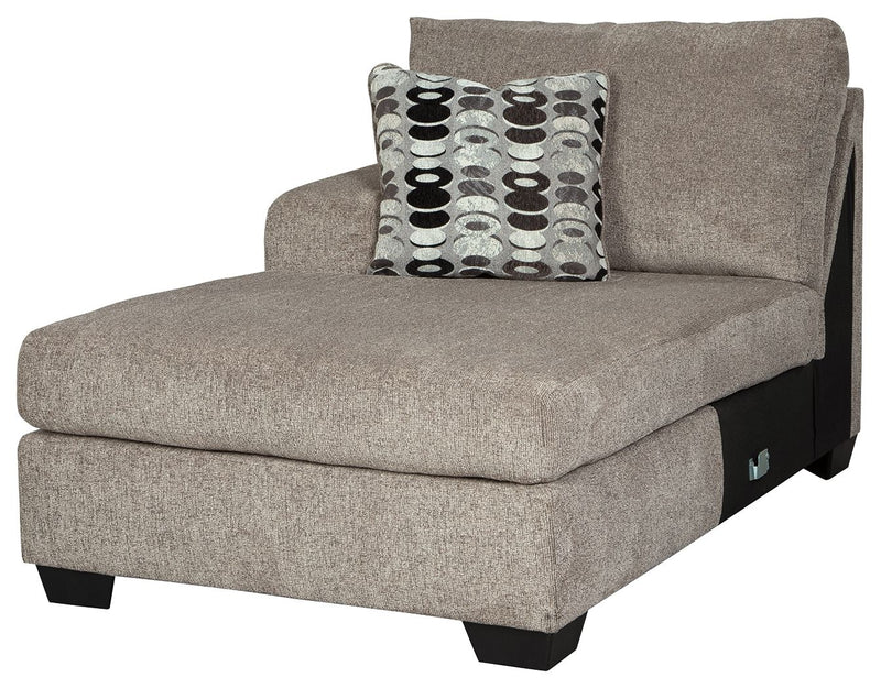 Ballinasloe - LAF Corner Chaise - Platinum