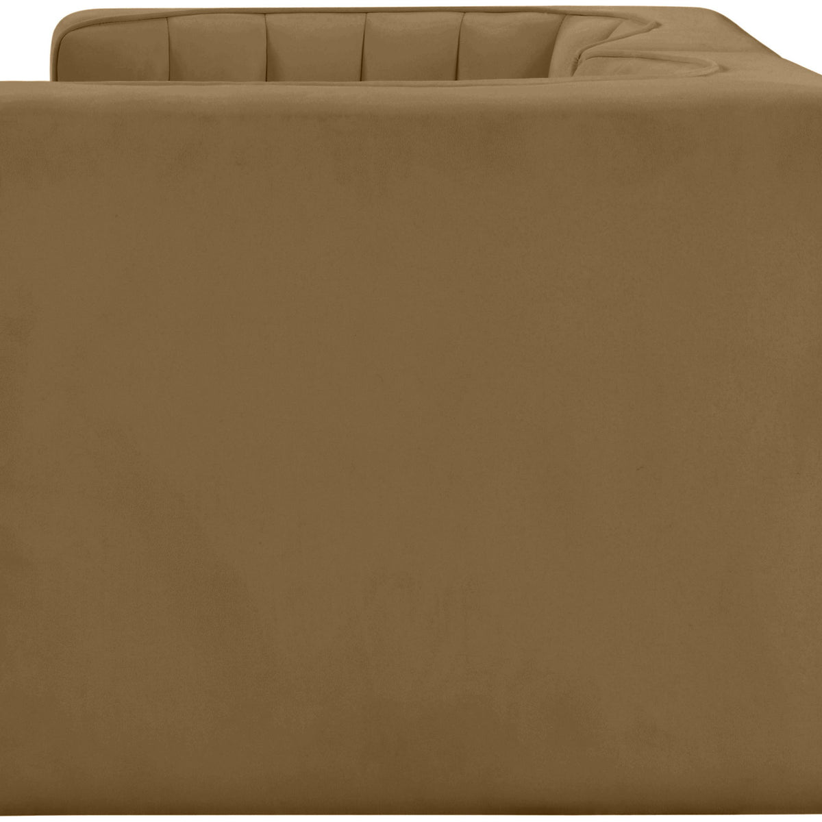 Rummi - Velvet Performance Fabric Upholstered 2 Piece Modular Loveseat