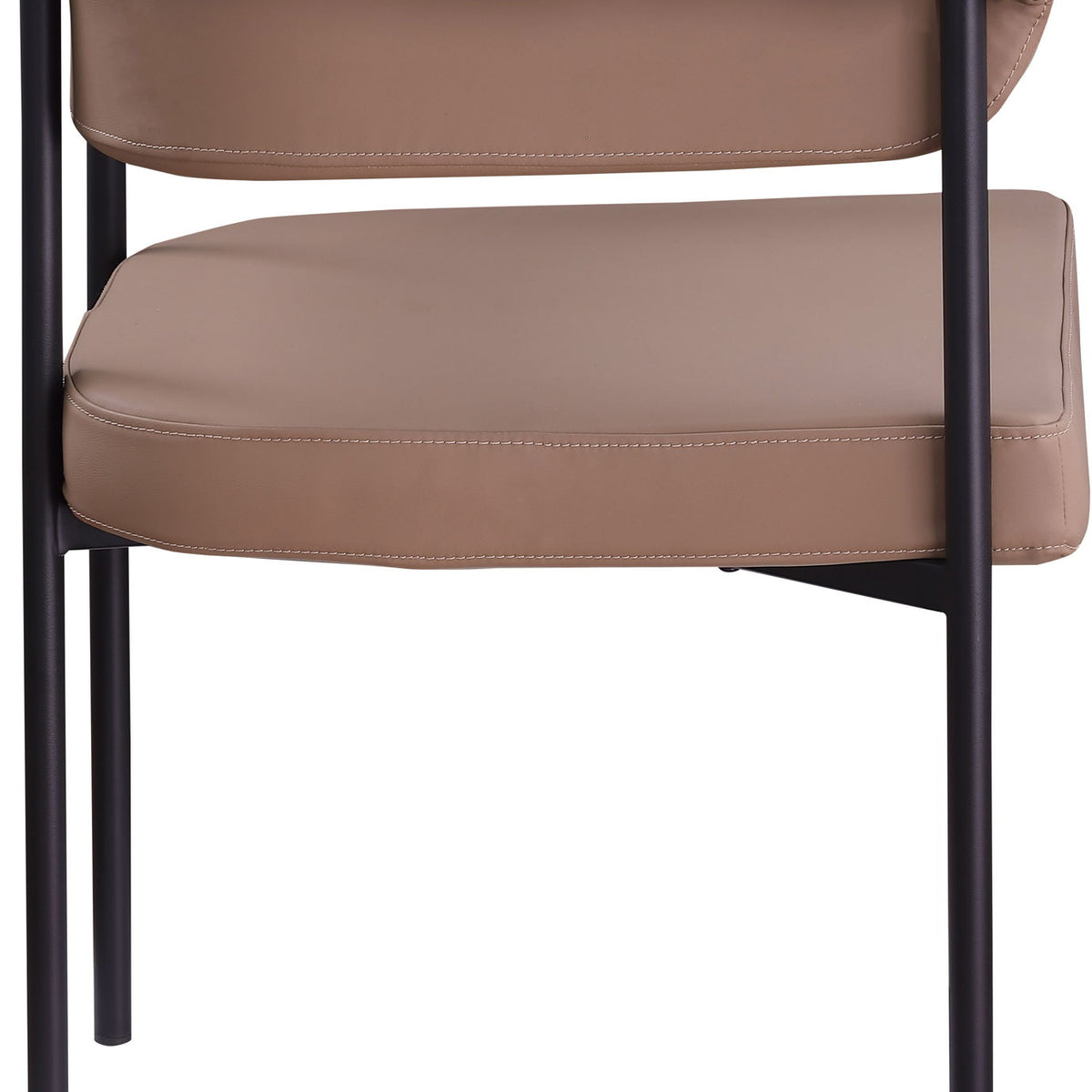 Malin - Faux Leather Dining Chair (Set of 2) - Tan