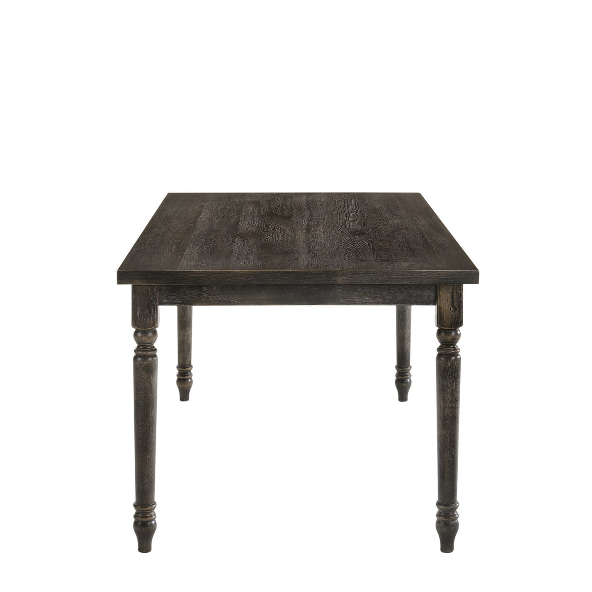 Claudia II - Weathered 7 Pieces Dining Room Set - Gray