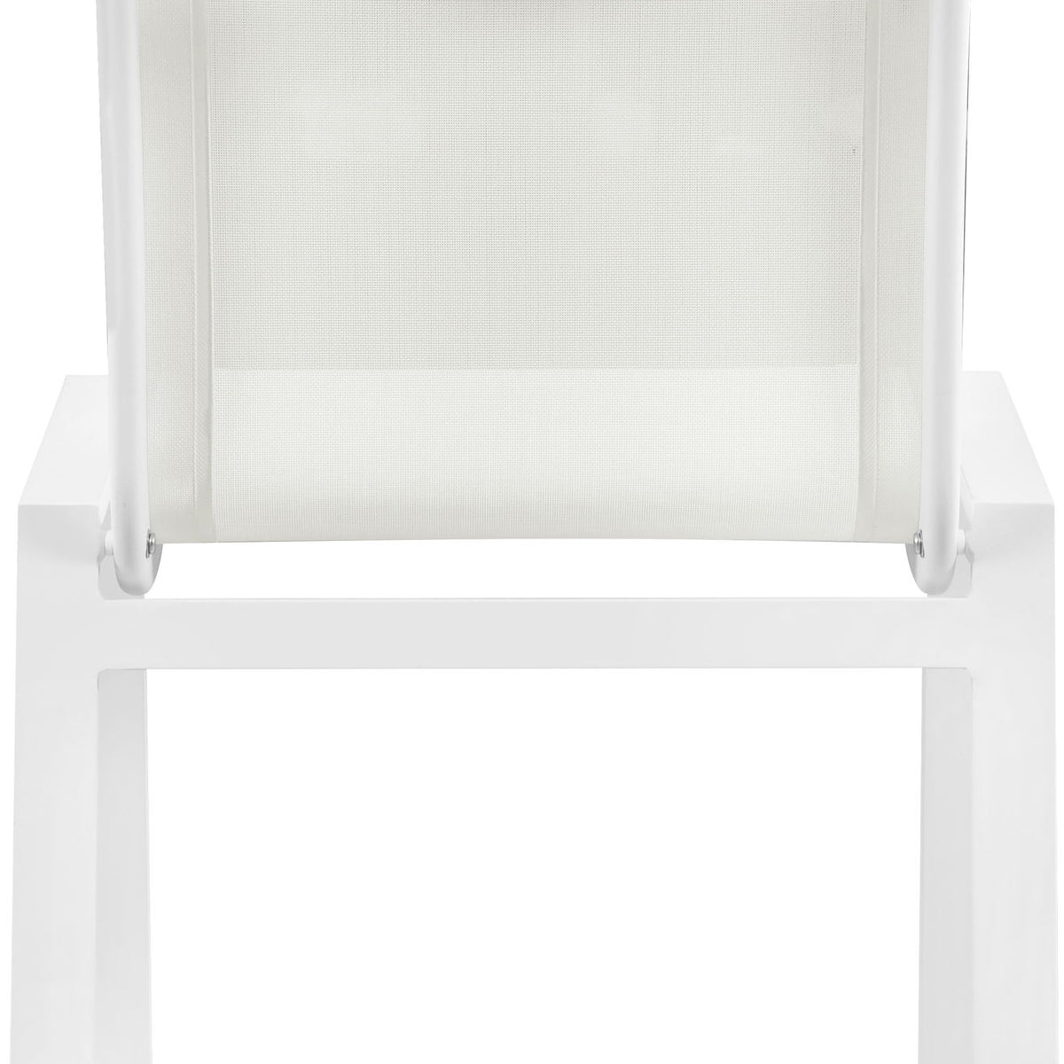 Nizuc - Outdoor Patio Dining Chair With White Frame (Set of 2)