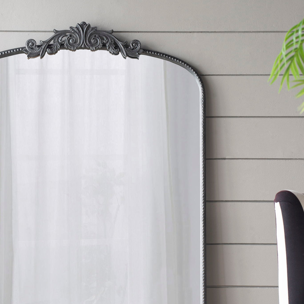 Arch Mirror, Baroque Inspired Wall Decor For Bathroom, Bedroom, Living Room