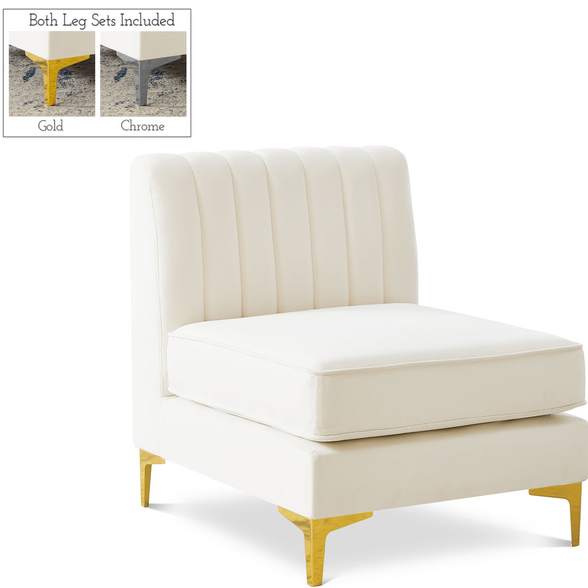 Alina - Armless Chair