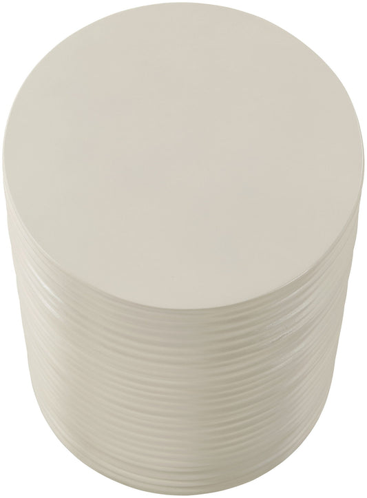 Nobi - Concrete End Table - Taupe