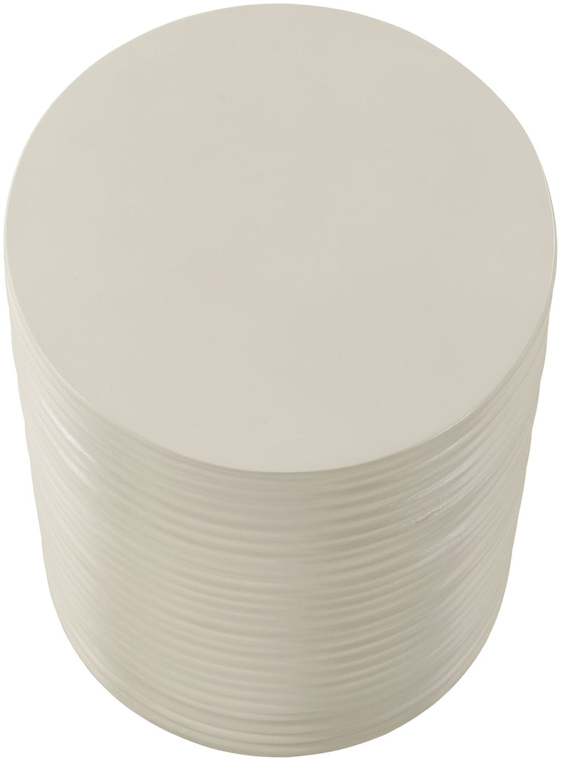 Nobi - Concrete End Table - Taupe