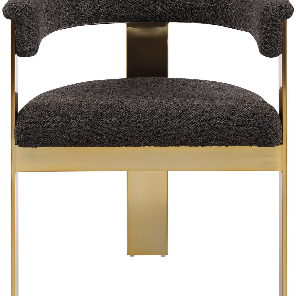 Romeo - Boucle Dining Chair With Gold Base (Set of 2)
