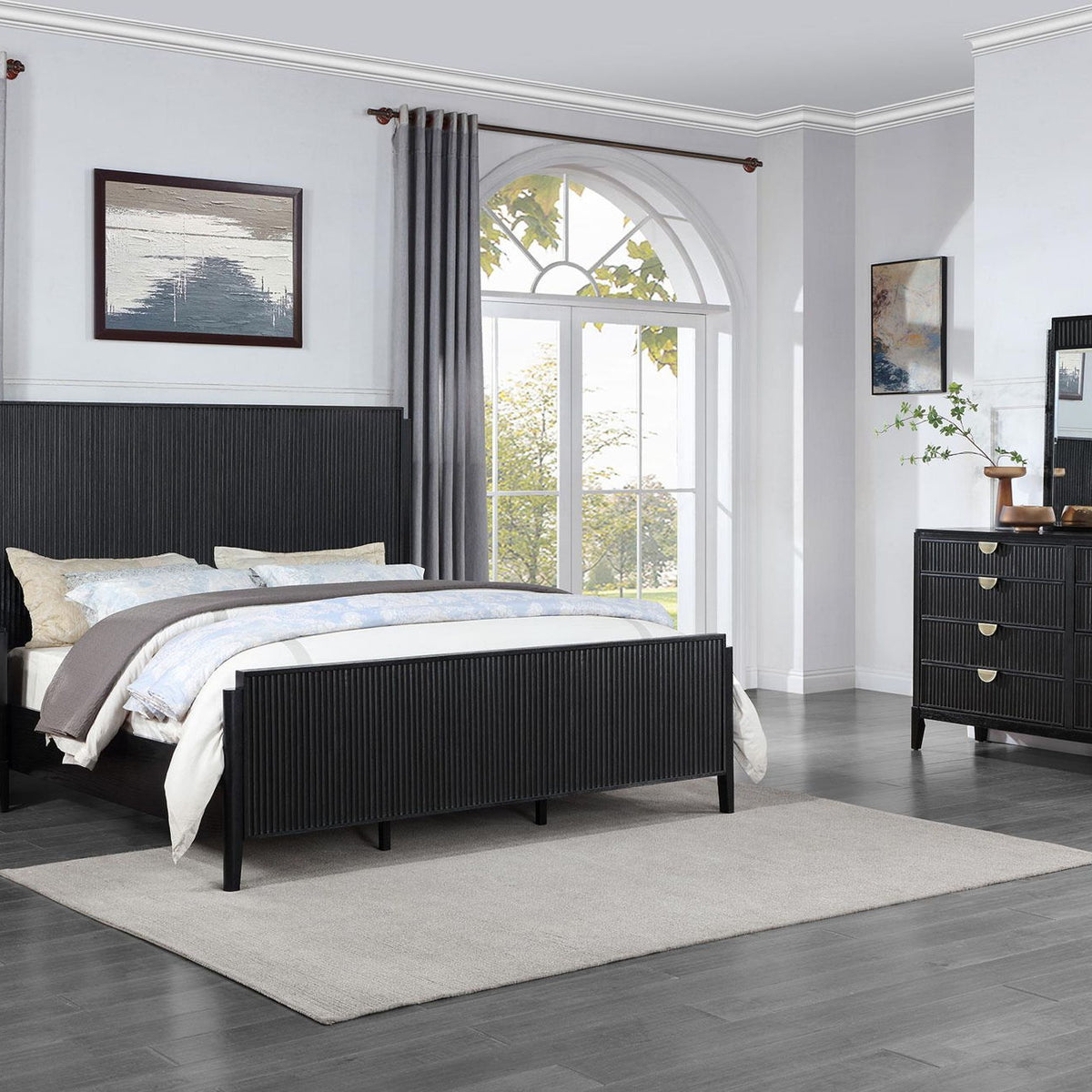 Brookmead 4-piece Eastern King Bedroom Set Black