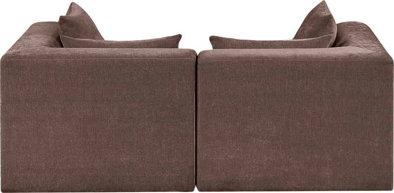 Stellar - 2 Piece 76" Upholstered Modular Loveseat