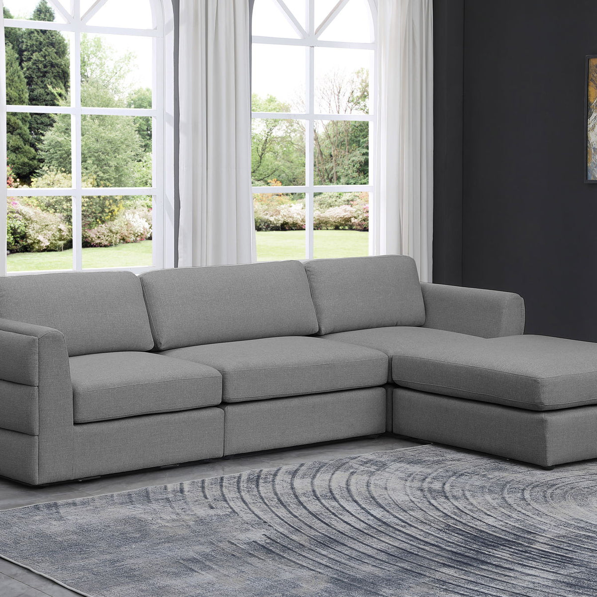 Beckham - 4 Piece Modular L-Sahped Sectional