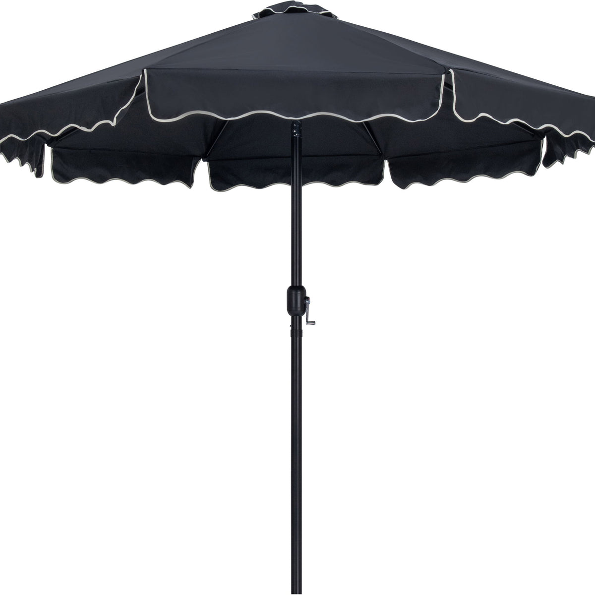 Amalfi - Patio Umbrella - Light Brown Base / Black Pole