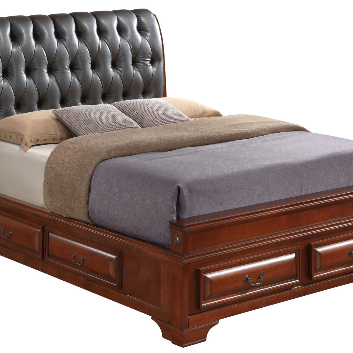 Storage Bed Elegant Transitional