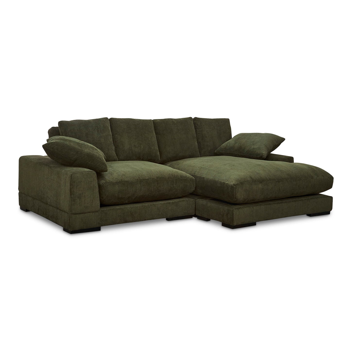 Plunge - Sectional - Dark Green