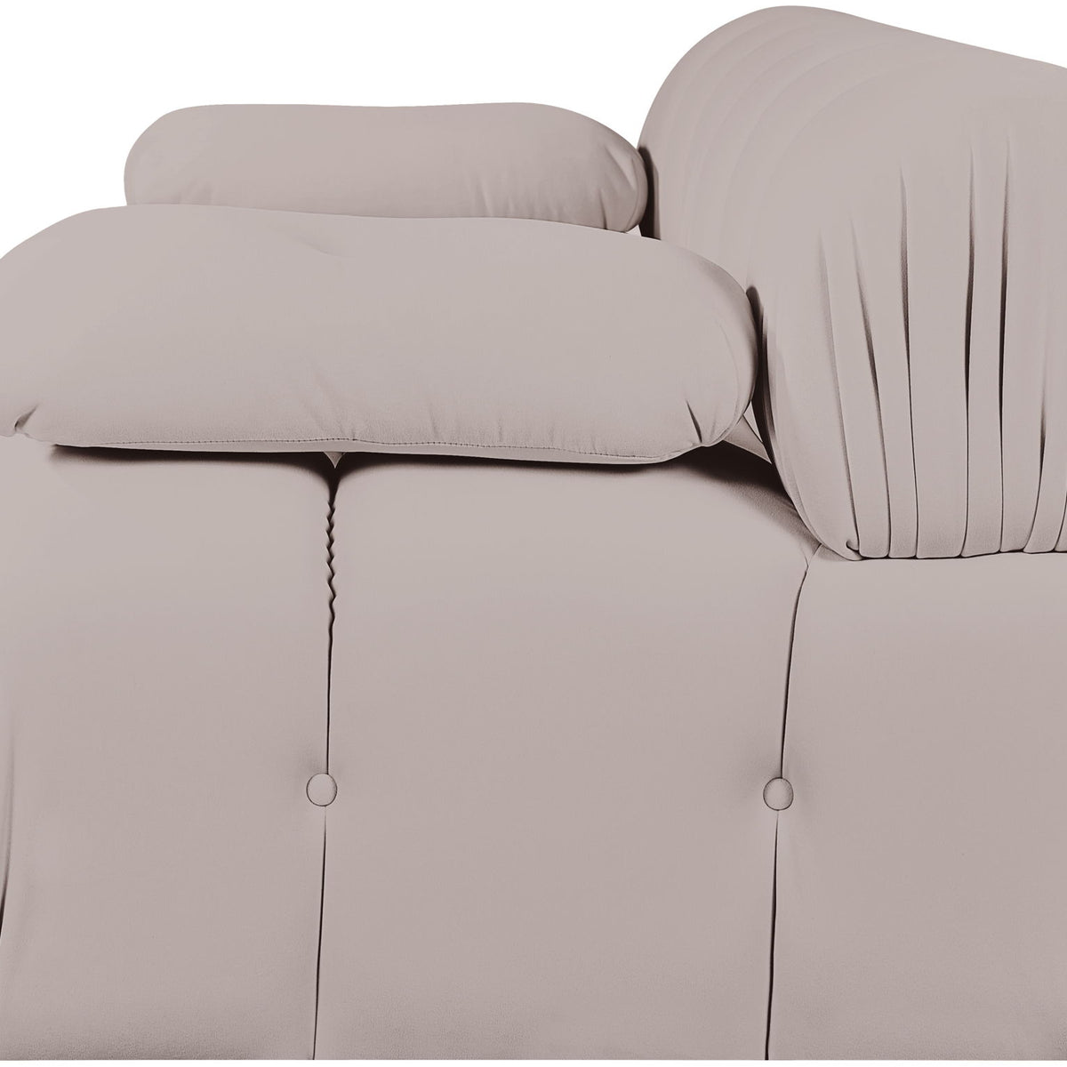 Orin - Velvet Performance Fabric Upholstered 2 Piece Modular Sofa