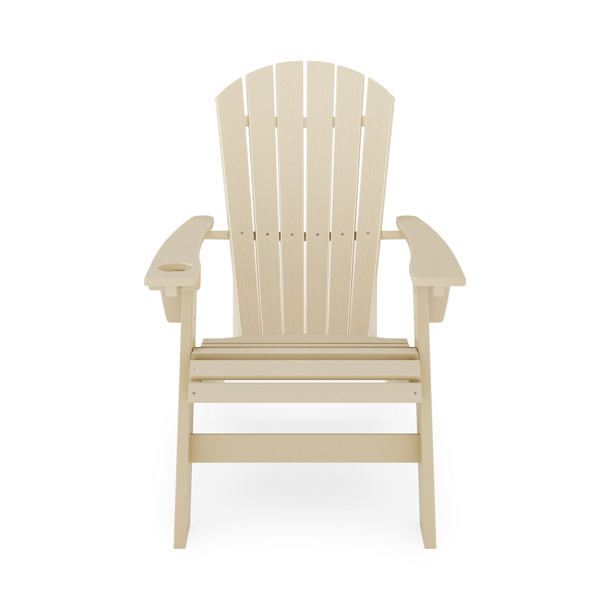 Adirondack Chair Sturdy HDPE Poly Lumber For Poolside, Patio, And Garden Relaxation