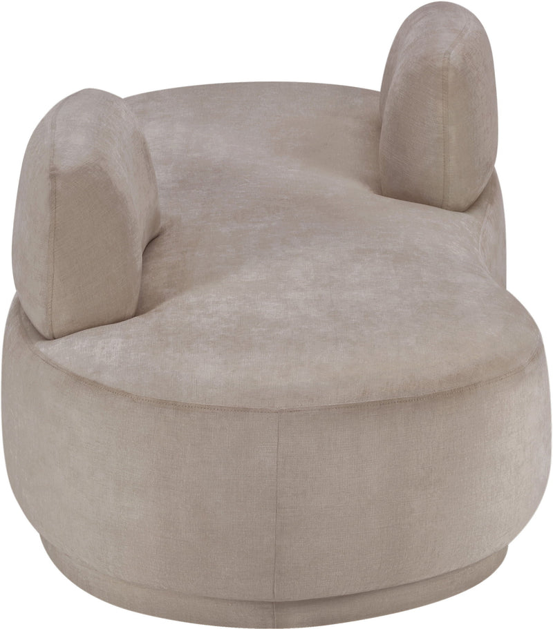 Argyle - Chenille Fabric Chaise / Loveseat