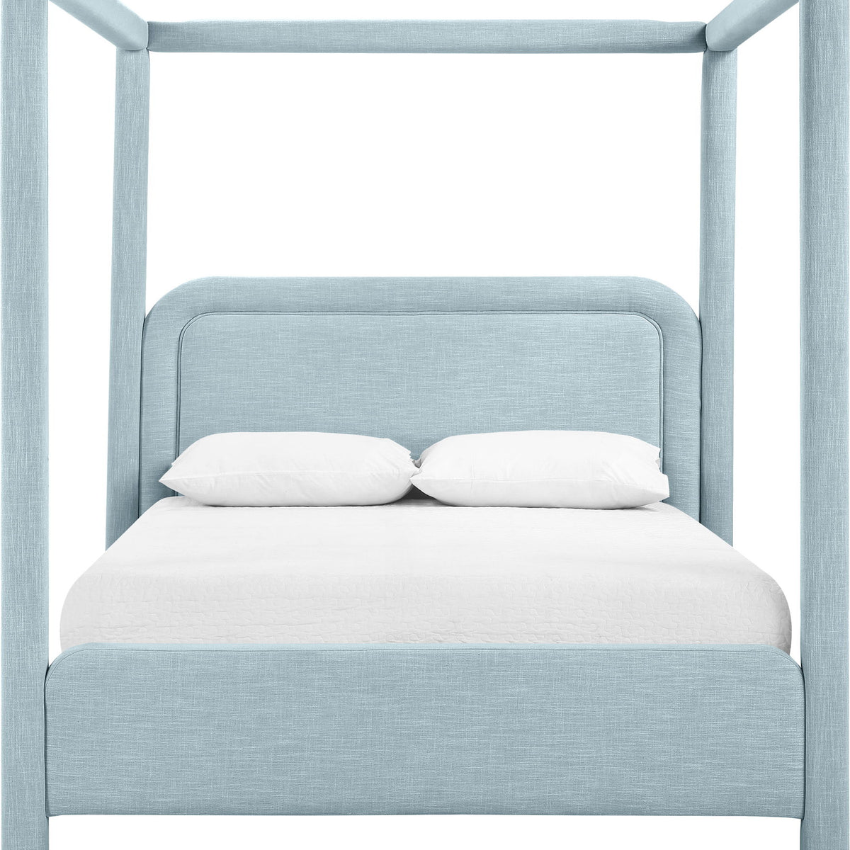 Salina - Linen Textured Fabric Upholstered Bed