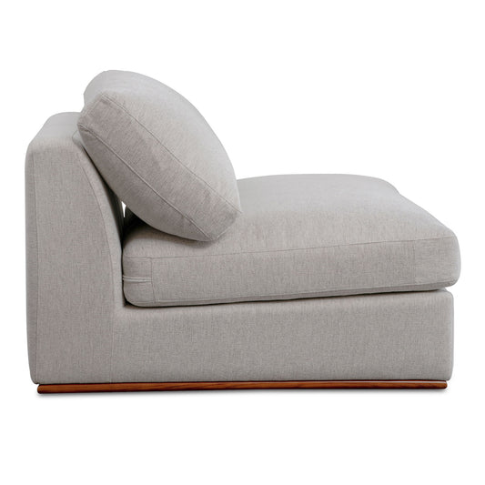 Rue - Slipper Chair - Flecked Gray