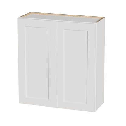 Shaker Wall Cabinet With Soft Close Hinges, Adjustable Shelves, Double Door