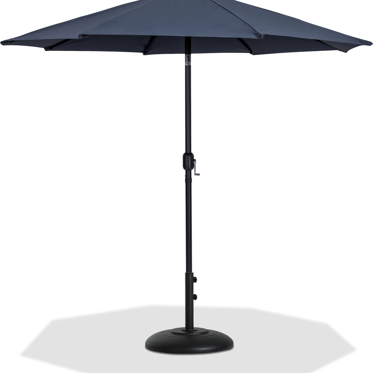 Fiji - Aluminum Patio Umbrella With Round Black Base