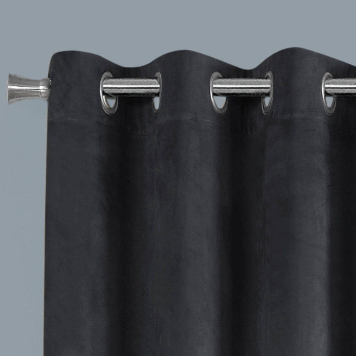 2 Pieces Set, Curtain Panel, Room Darkening, Grommet, Contemporary & Modern