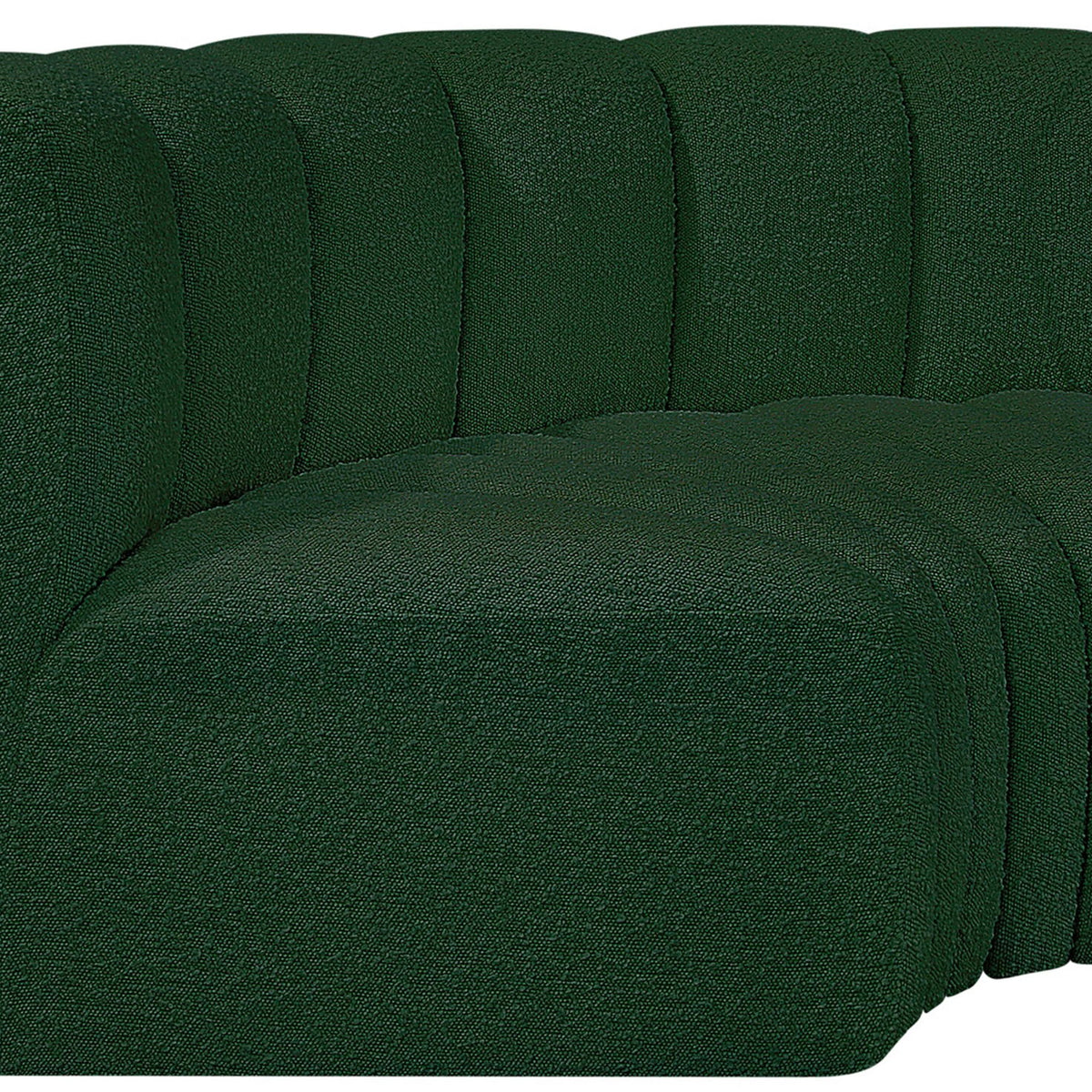 Arc - Boucle Fabric 2 Piece Modular Sofa