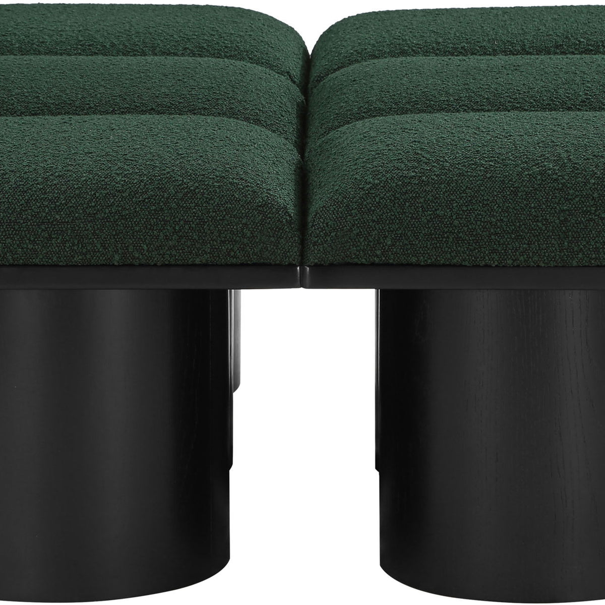 Pavilion - 6 Piece Modular Bench With Black Base