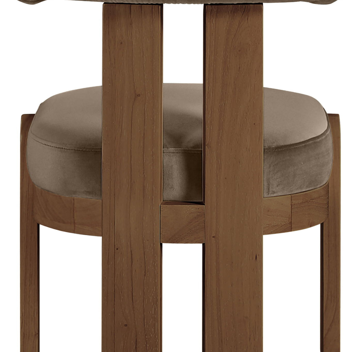 Arienzo - Performance Fabric Upholstered Dining Chair (Set of 2) - Walnut Base