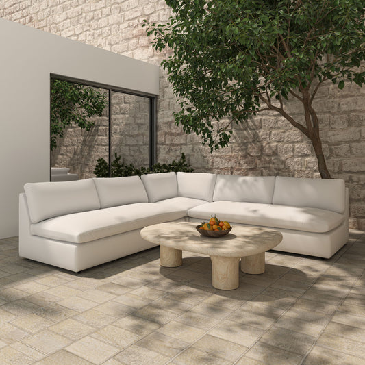Miles - 5 Piece Outdoor Modular - White