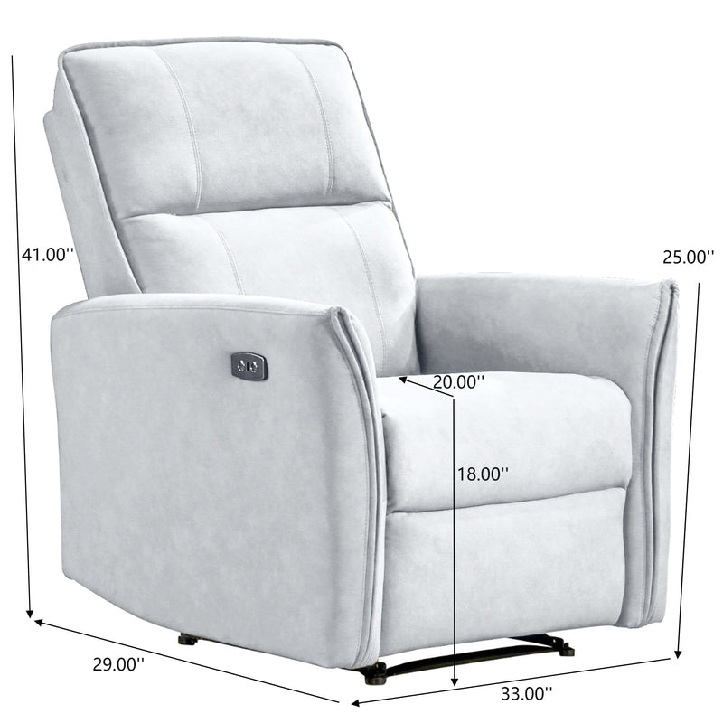 Asheville - Suede Recliner Chair