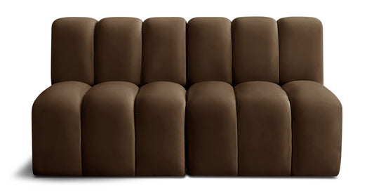 Arc - Velvet 2 Seats Modular Sofa