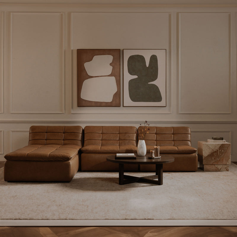 Lino - Lounge Modular Sectional - Tan