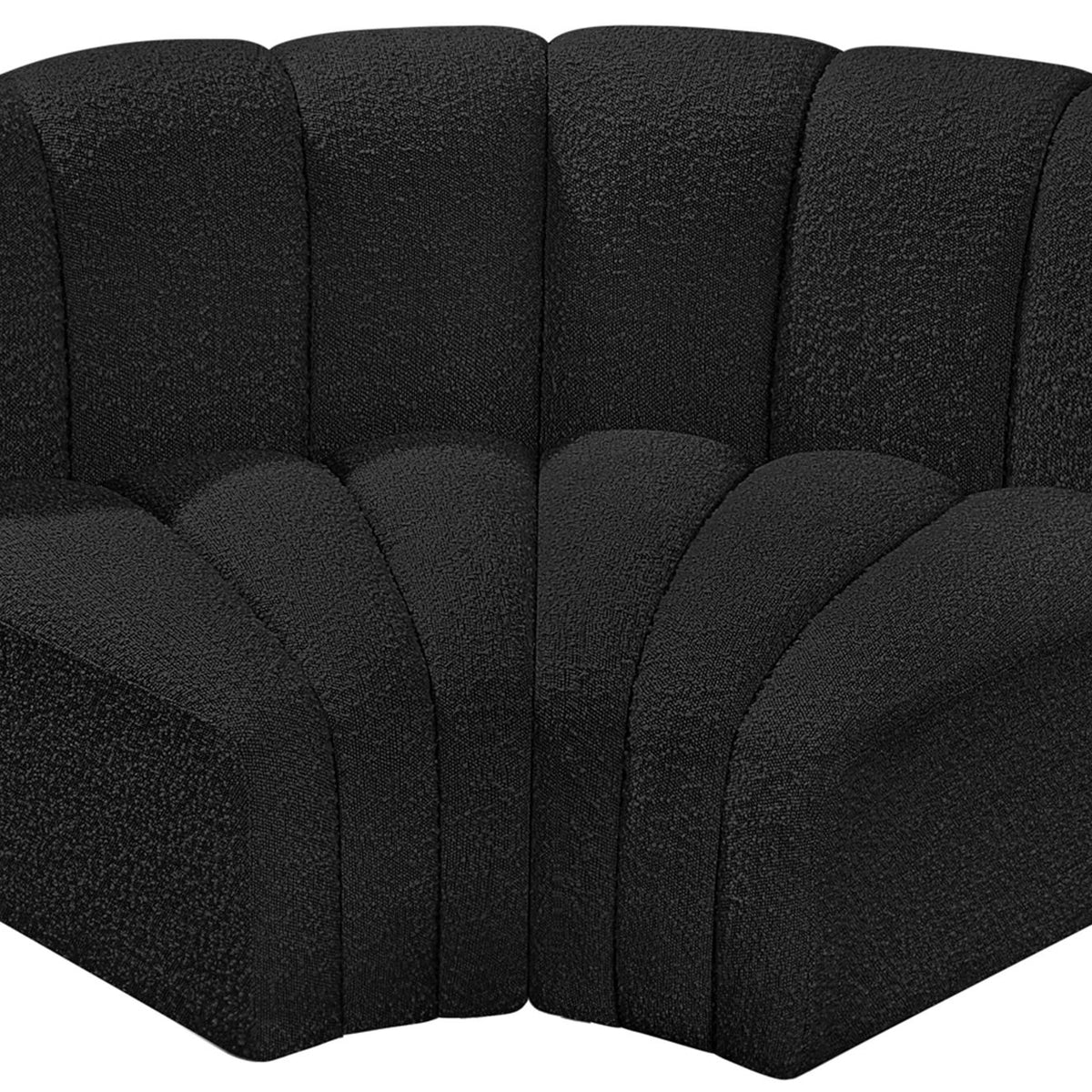 Arc - Boucle Fabric 2 Piece Modular Sofa
