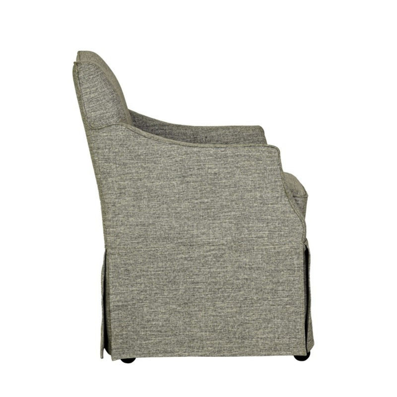 London - Upholstered Skirted Dining Arm Chair