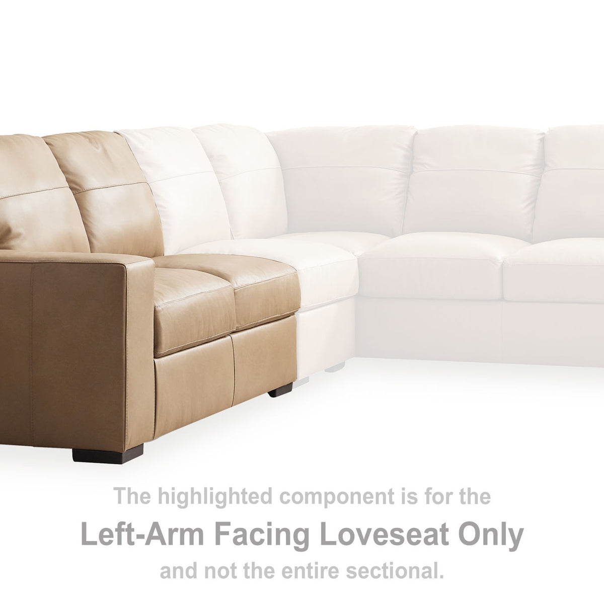 Bandon - Laf Loveseat - Toffee
