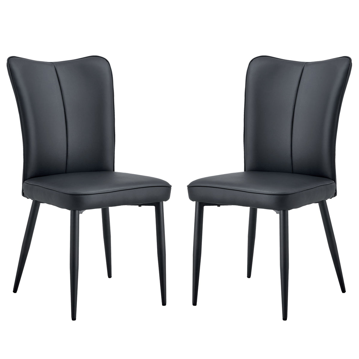 Minimalist Style Minimalist Dining Chairs With Metal Legs