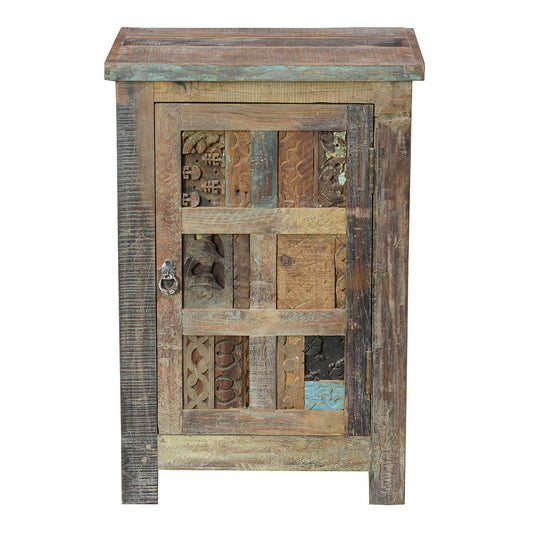 Baltim - Print Block Nightstand - Butterwood Blend