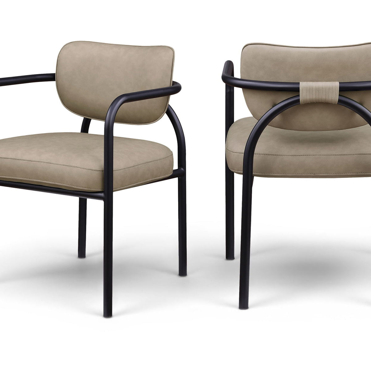 Serava - Vegan Leather Upholstered Dining Chair (Set of 2)