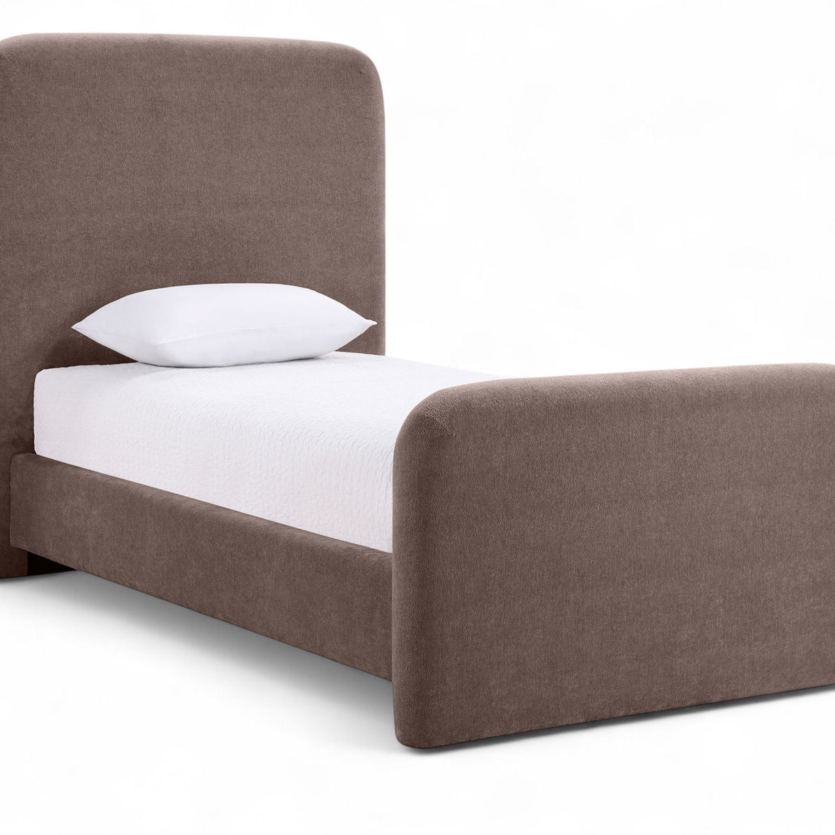 Fira - Chenille Fabric Upholstered Bed