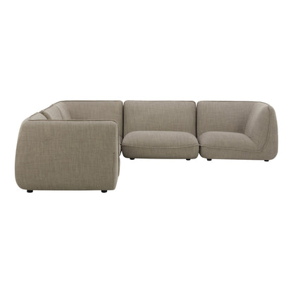 Zeppelin - Classic L Modular Sectional - Dark Gray