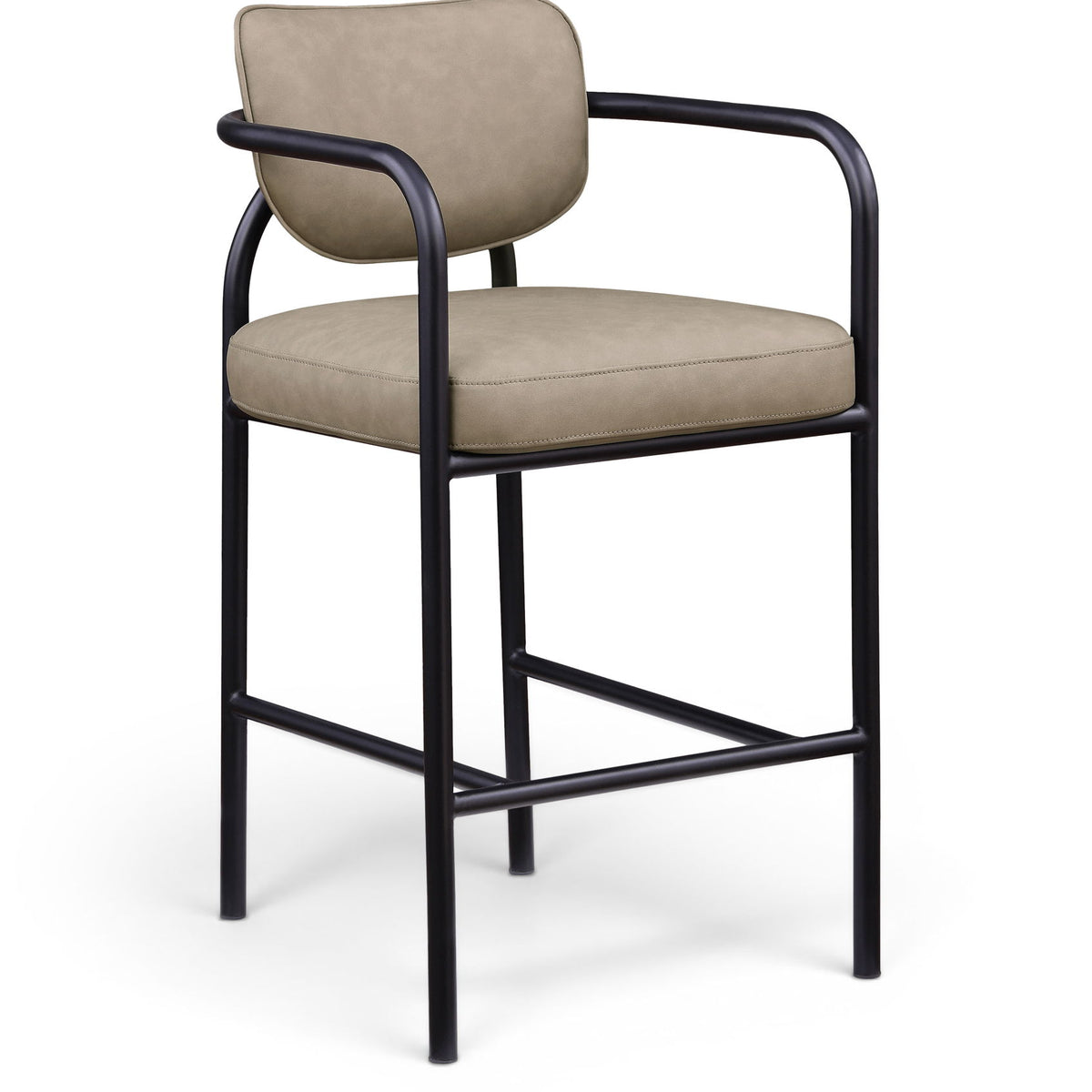 Serava - Vegan Leather Upholstered Bar Stool