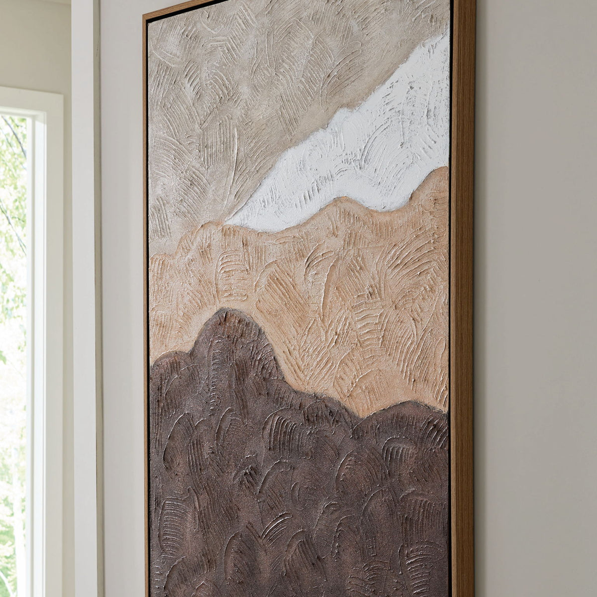 Fanthorne - Wall Art - Tan / Brown / White