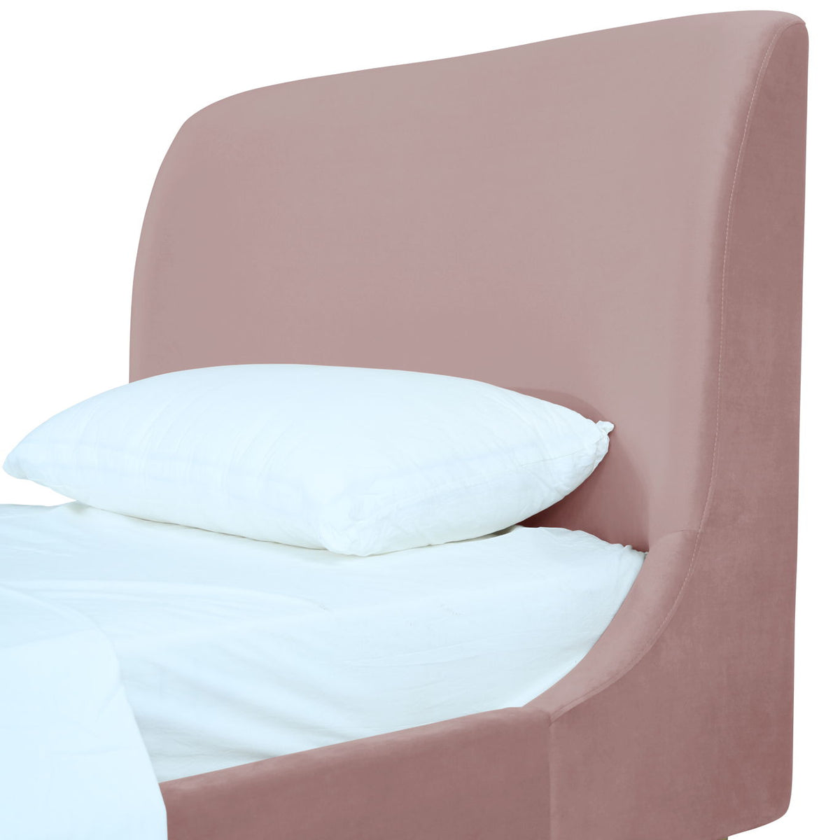 Manhattan Heather - Bed With Gold Legs