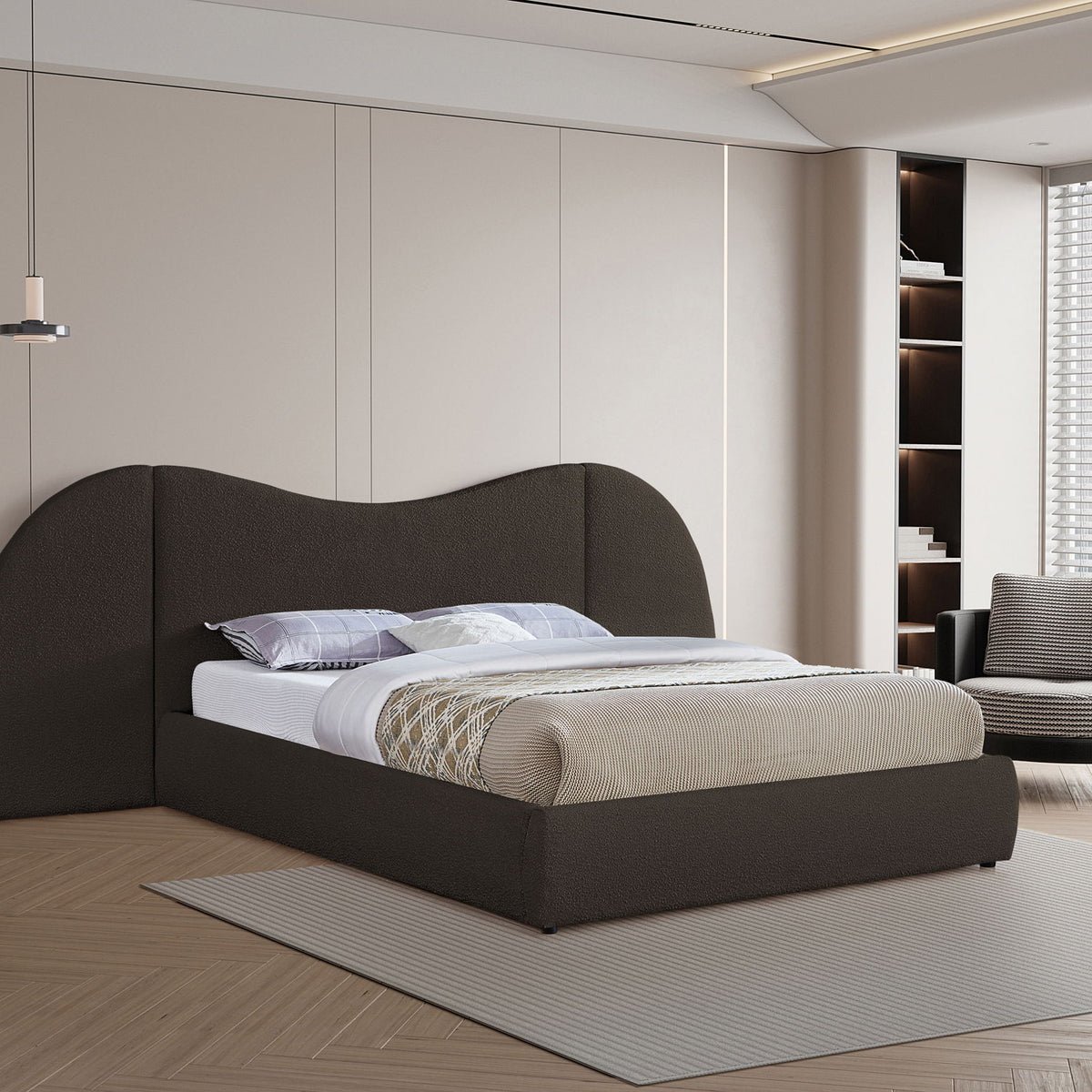 Everest - Boucle Fabric Bed
