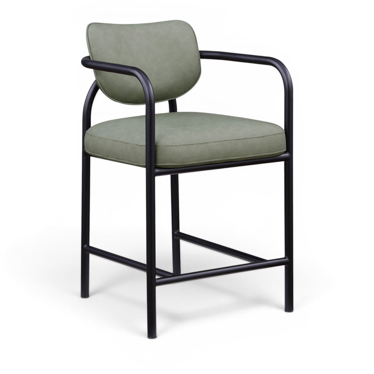 Serava - Vegan Leather Upholstered Bar Stool