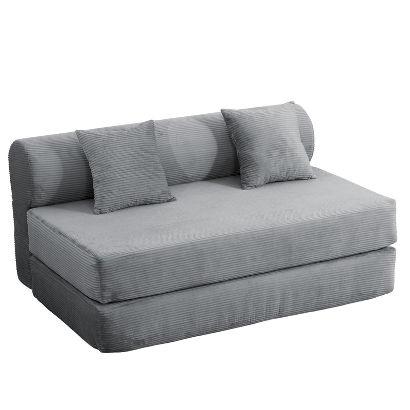 Convertible Sofa Bed, 2 Seater Fold Out Floor Couch