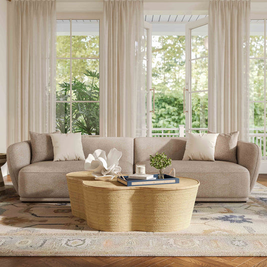 Sylvie - 4-Seater Sofa - Cream