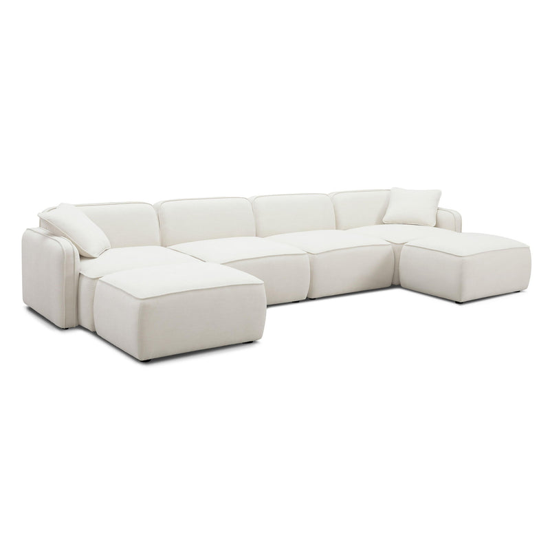 Travie - 6-Piece Modular U-Sectional