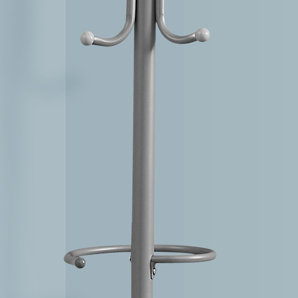 Coat Rack, Hall Tree, Free Standing, Hanging Bar, 6 Hooks, Entryway, Contemporary & Modern