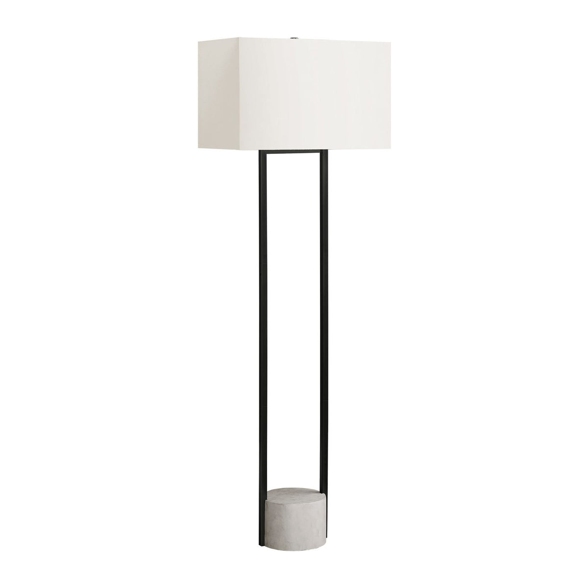 Lighting, Floor Lamp, Contemporary - Black / Beige